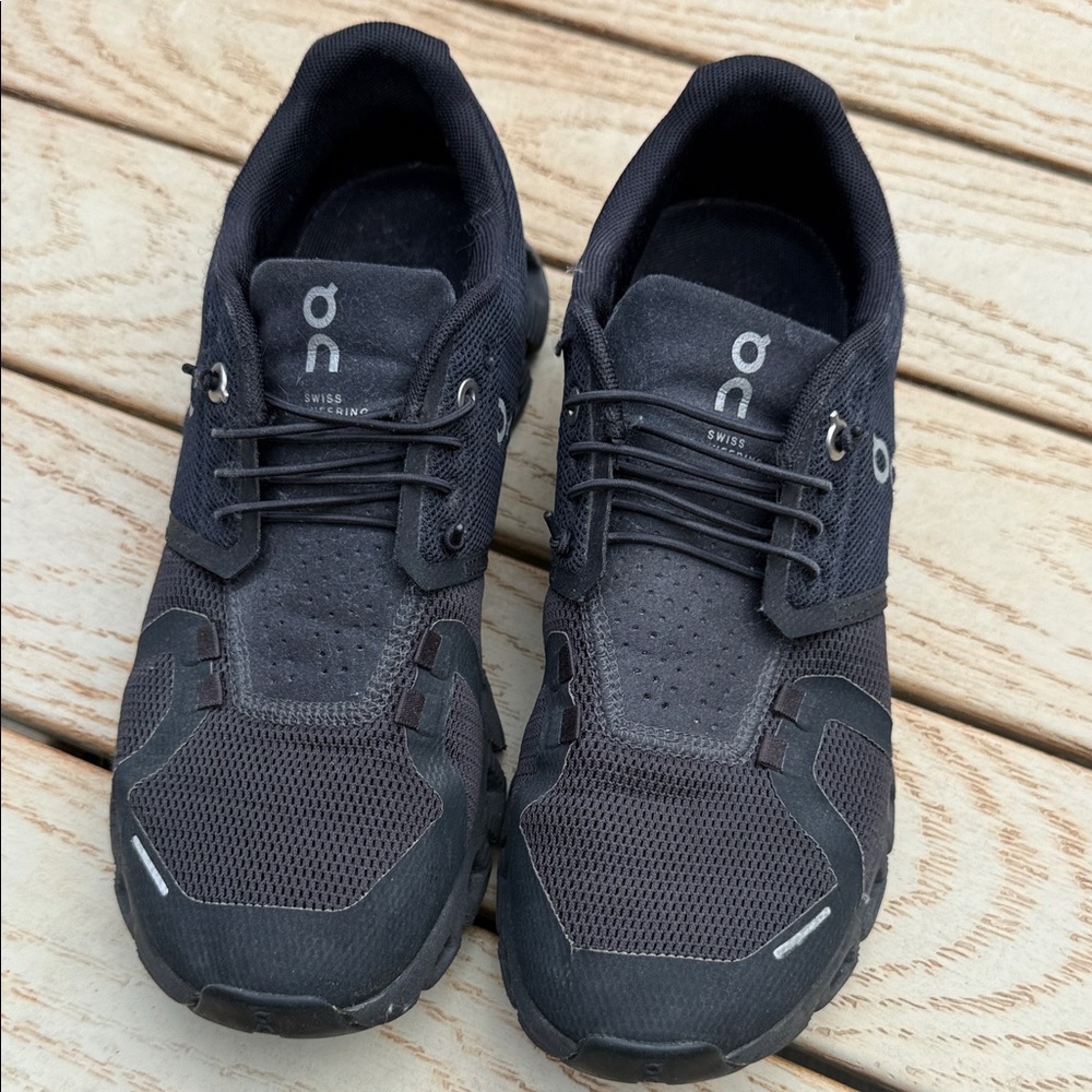 On Running Black Athletic Shoes